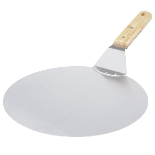 Pelle à pizza personnalisable Palla Naturel et Argent